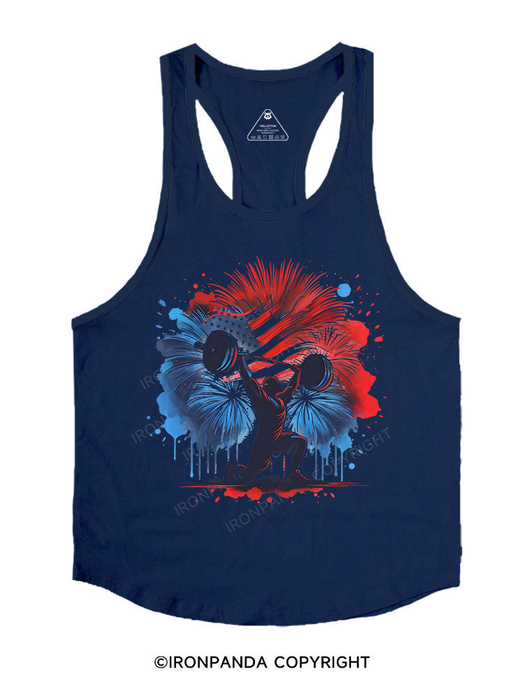 independence Day Stringer Gym Vest
