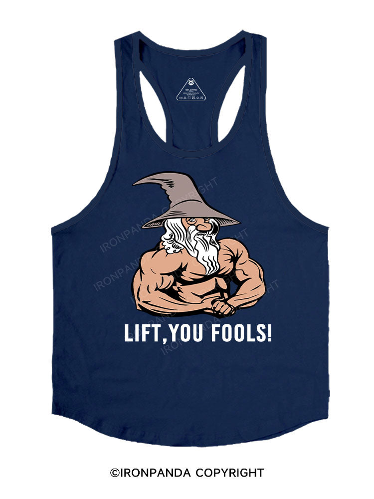 Lift You Fool Stringer Gym Vest