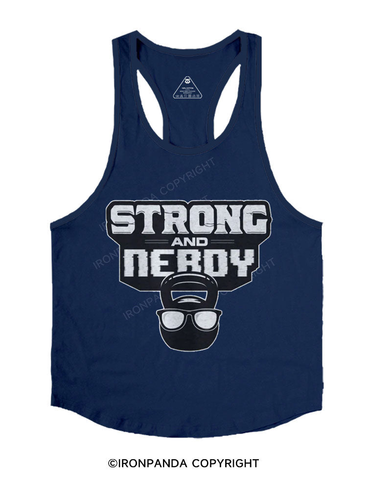 STRONG AND NERDY Stringer Gym Vest