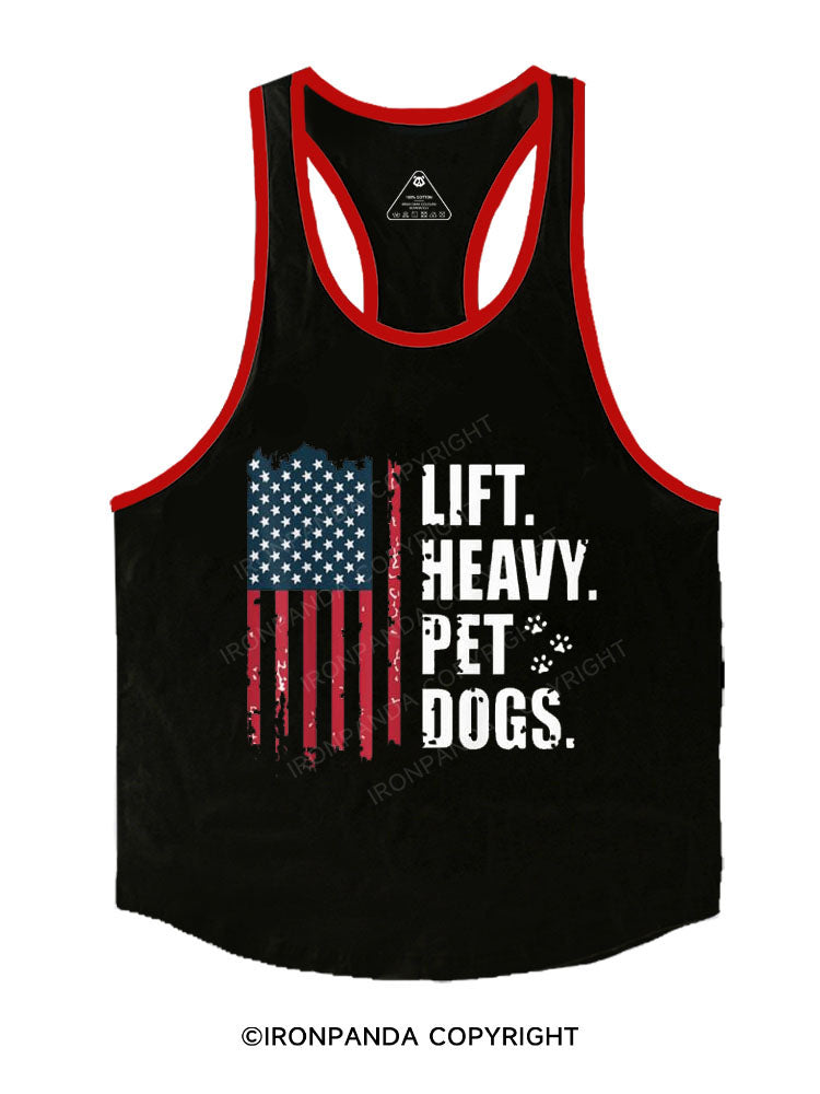 LIFT HEAVY. PET DOGS Stringer Gym Vest