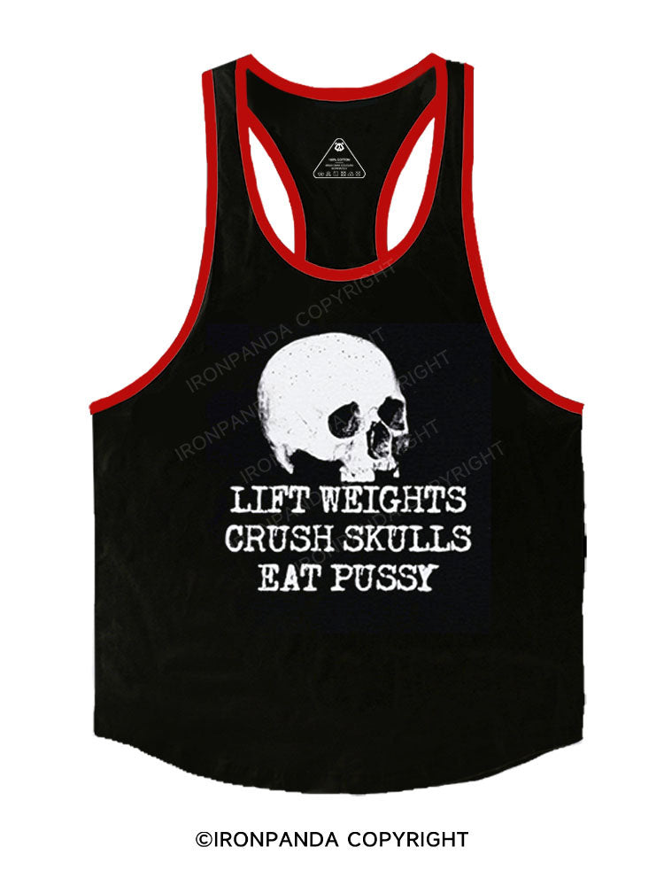 Lift weights crush skulls eat pussy Stringer Gym Vest