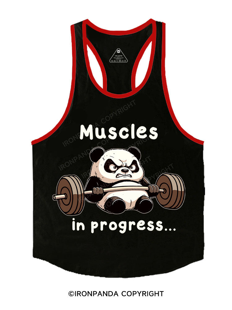 muscles in progress panda Stringer Gym Vest