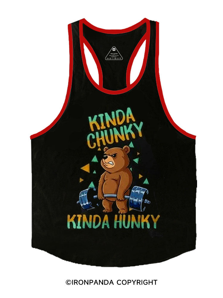 Kinda Chunky Kinda Hunky Stringer Gym Vest