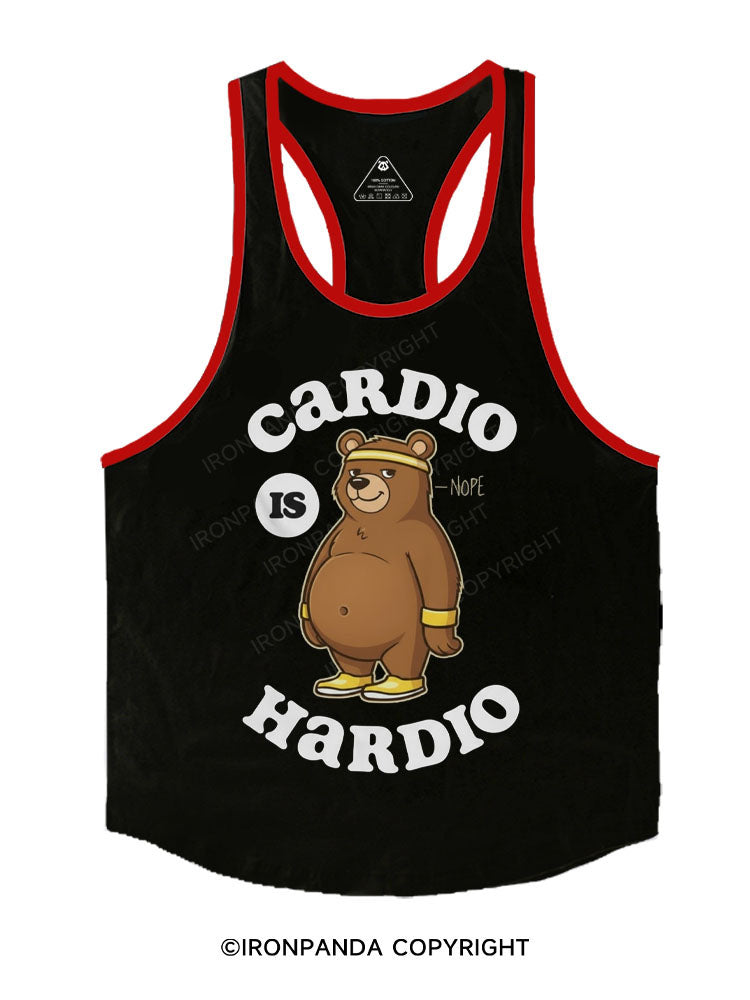 Cardio is Hardio Stringer Gym Vest