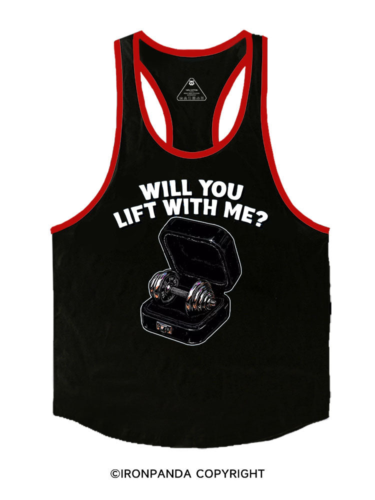 WILL YOU LIFT WITH ME? Stringer Gym Vest