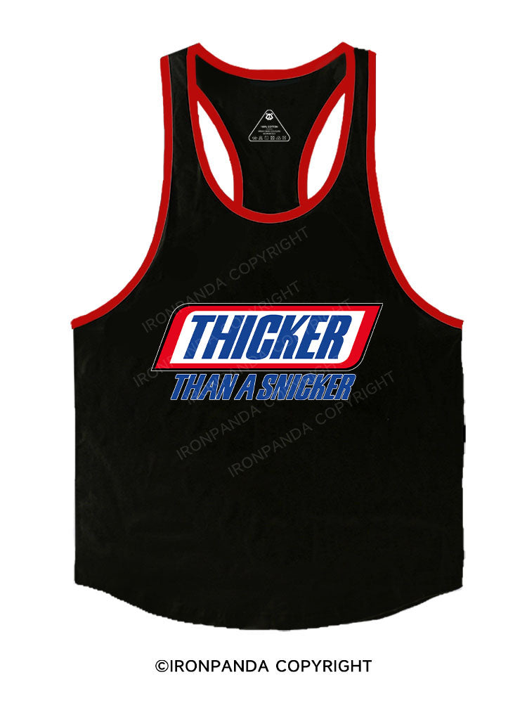 thicker than a snicker Stringer Gym Vest
