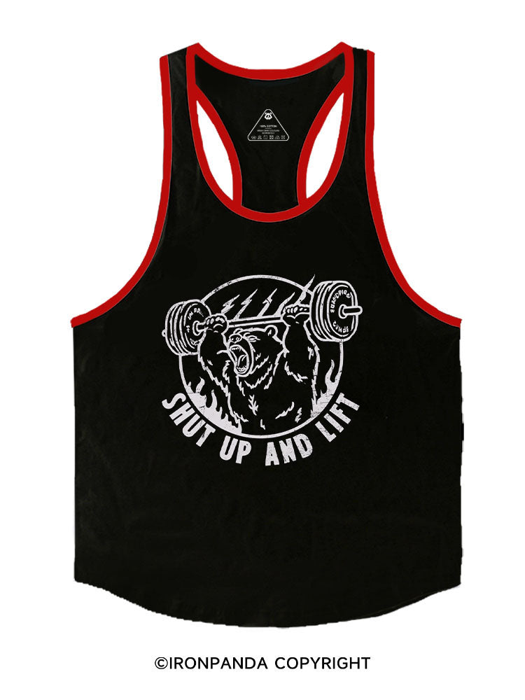 SHUT UP AND LIFT Stringer Gym Vest