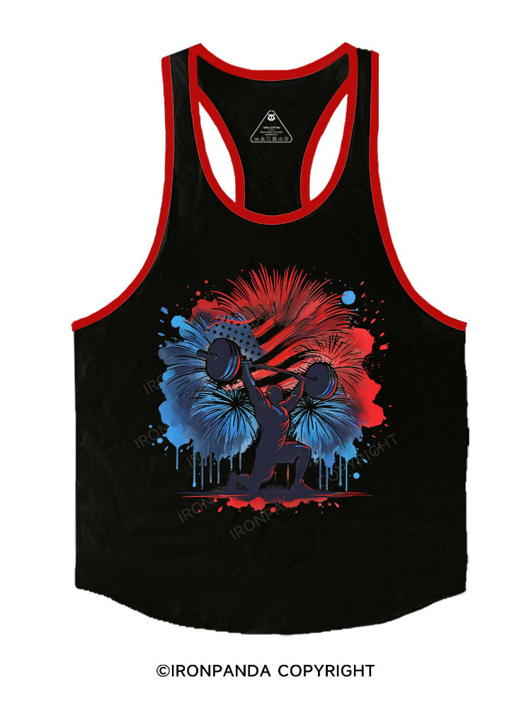 independence Day Stringer Gym Vest