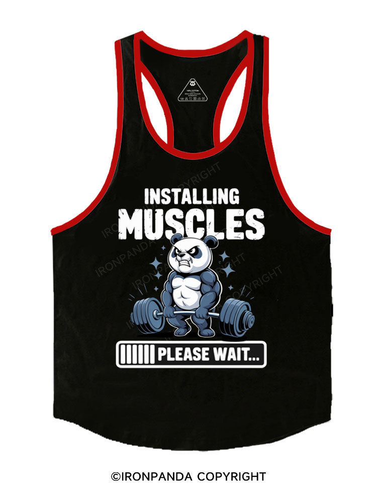 Installing Muscles Stringer Gym Vest
