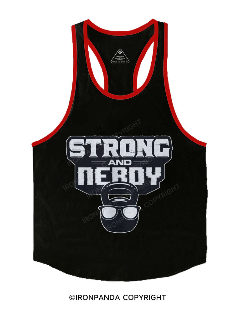 STRONG AND NERDY Stringer Gym Vest