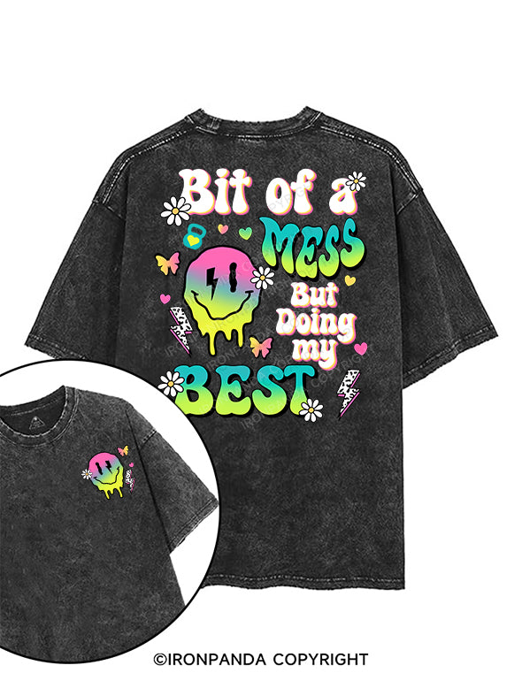 doing my best printed Gym Shirt