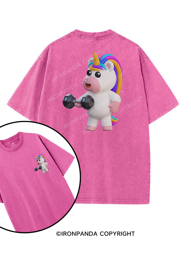 STRENGTH IN SPARKLES printed Gym Shirt