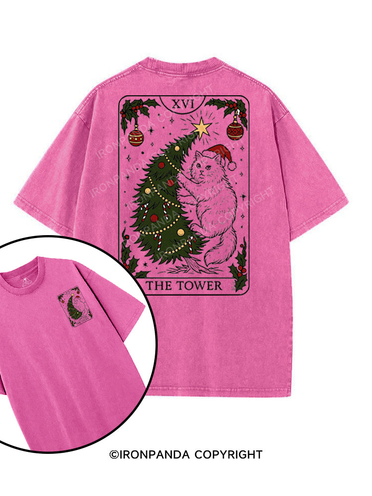 THE TOWER printed Gym Shirt