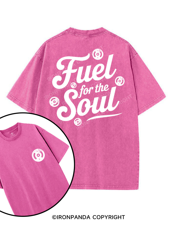 FUEL FOR THE SOUL printed Gym Shirt