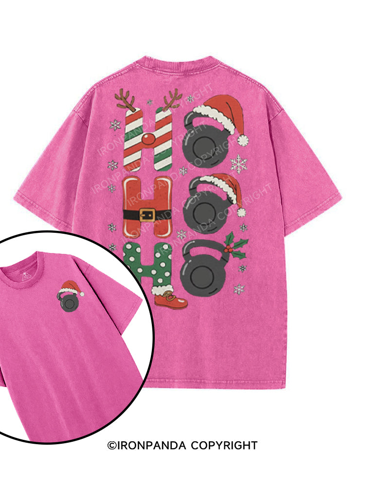 HO HO HO printed Gym Shirt