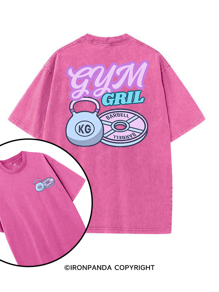 GYM GIRL printed Gym Shirt