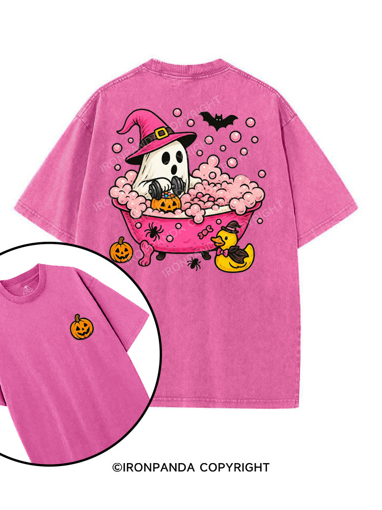BOO-BBLE GAINS printed Gym Shirt