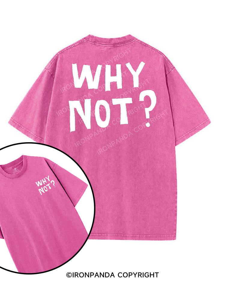 WHY NOT? printed Gym Shirt