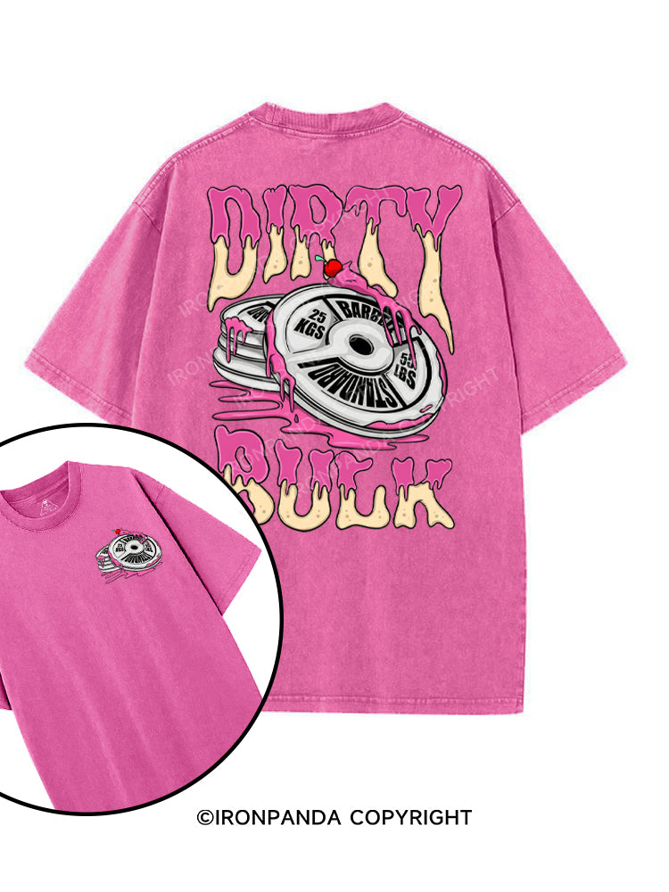 DIRTY BULK printed Gym Shirt