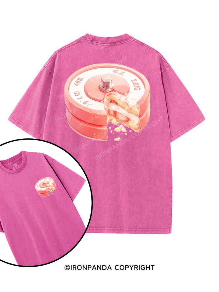 STRAWBERRY POWER PLATE printed Gym Shirt