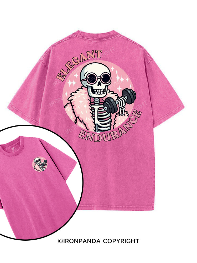 ELEGANT ENDURANCE printed Gym Shirt