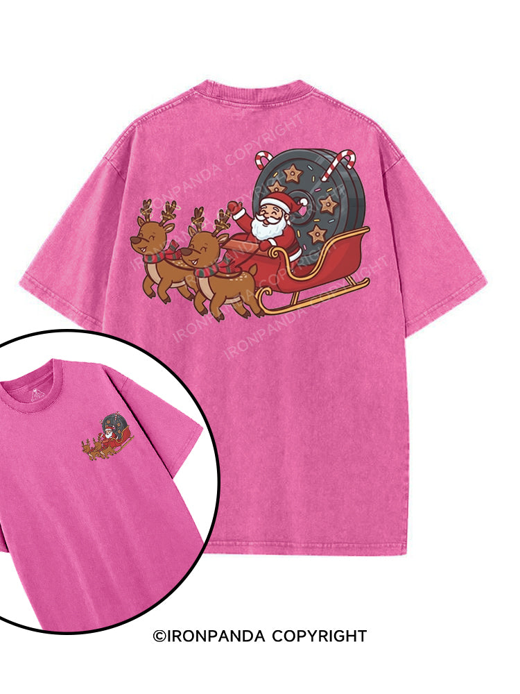 FIT-MAS SLEIGH RIDE printed Gym Shirt