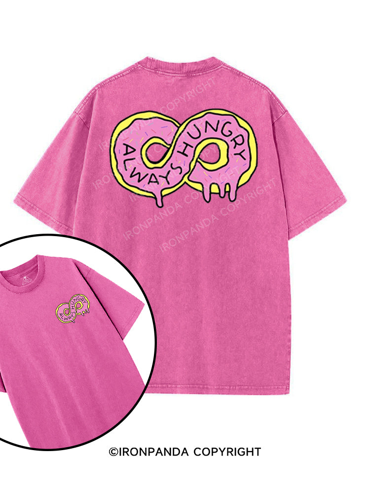 ALWAYS HUNGRY printed Gym Shirt