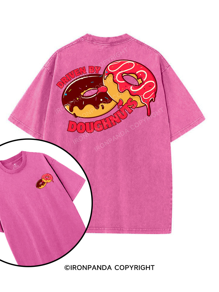 DRIVEN BY DOUGHNUTS printed Gym Shirt