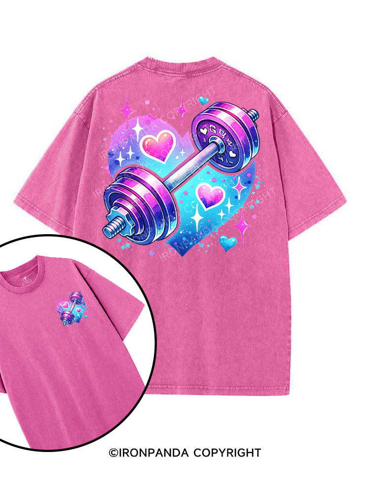 STRENGTH IN SPARKLES printed Gym Shirt