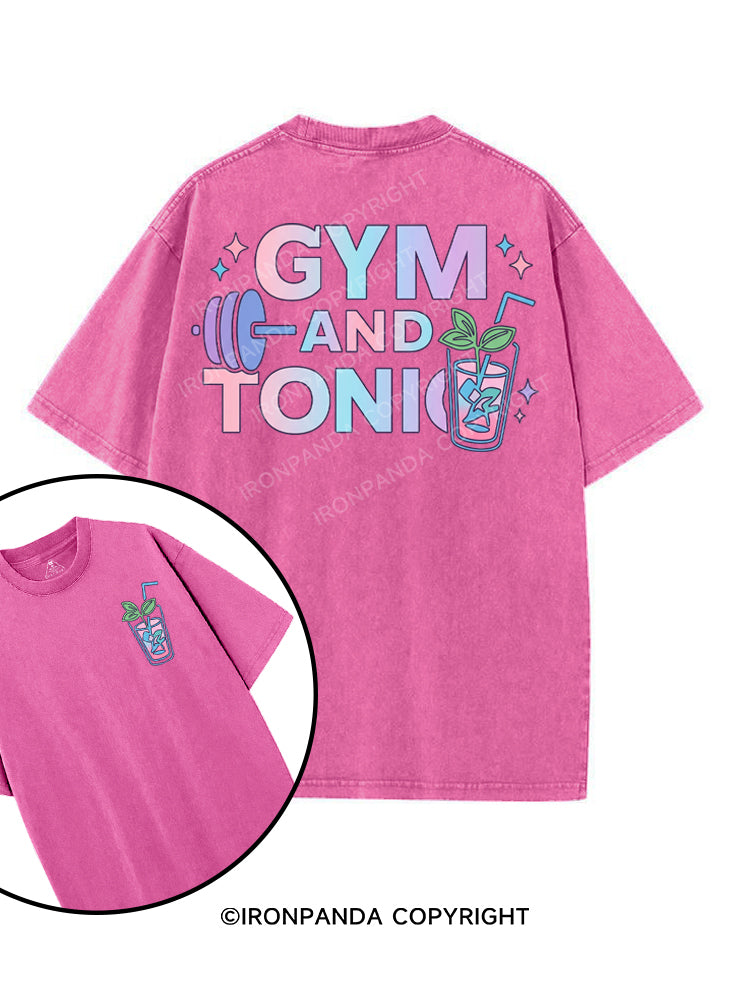 GYM AND TONIC printed Gym Shirt