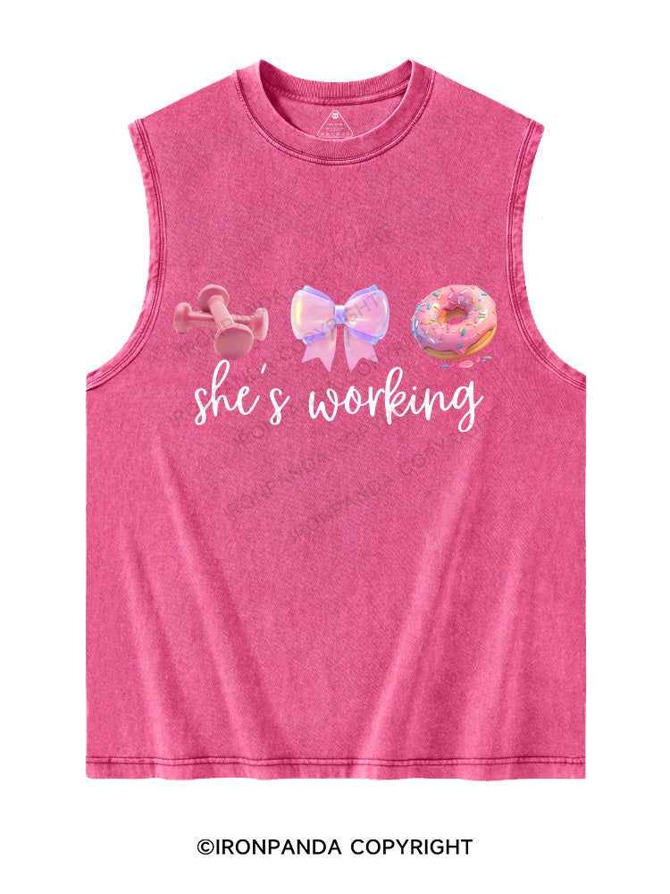 She's working Washed Tank