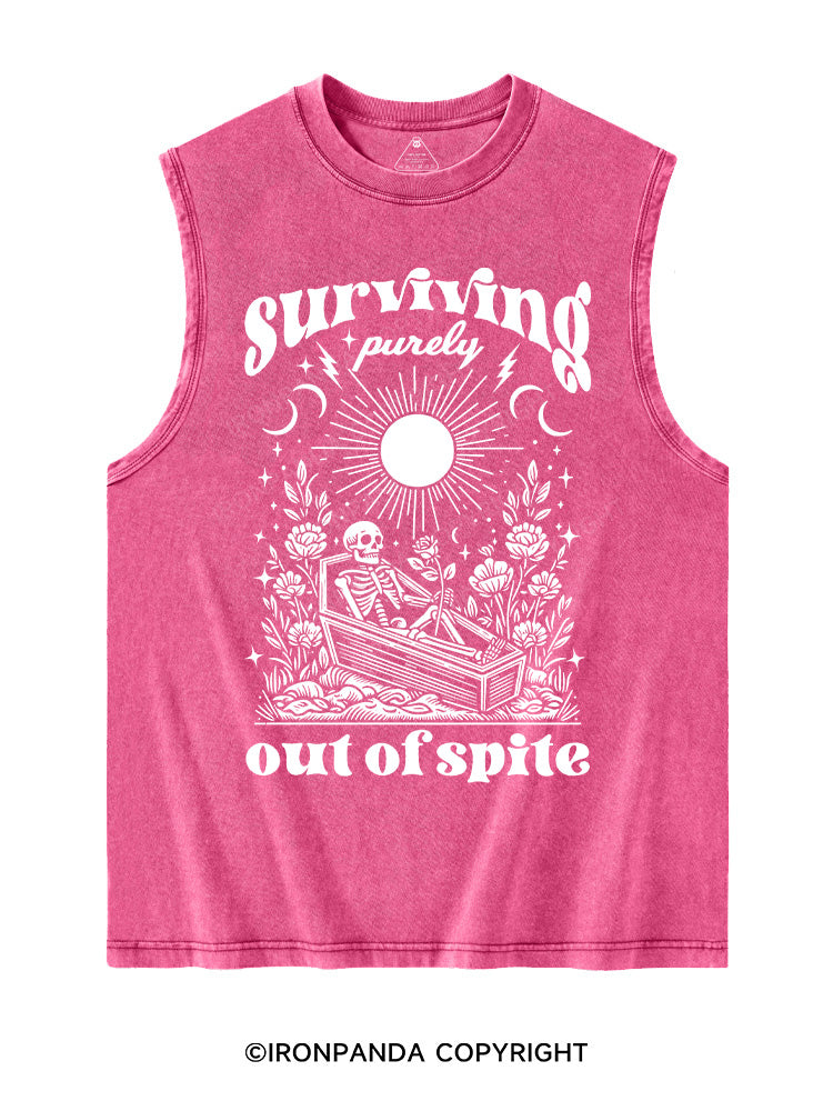 SURVIVING PURELY OUT OF SPITE Washed Tank