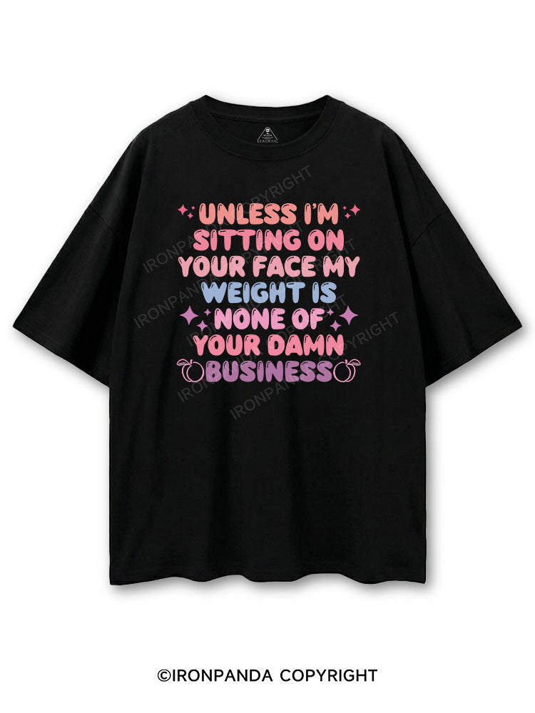 Unless I'm Sitting On Your Face COTTON PUMP COVER