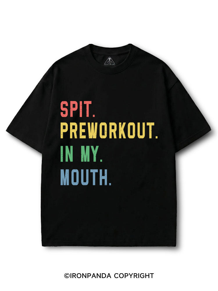 SPIT PREWORKOUT IN MY MOUTH COTTON PUMP COVER