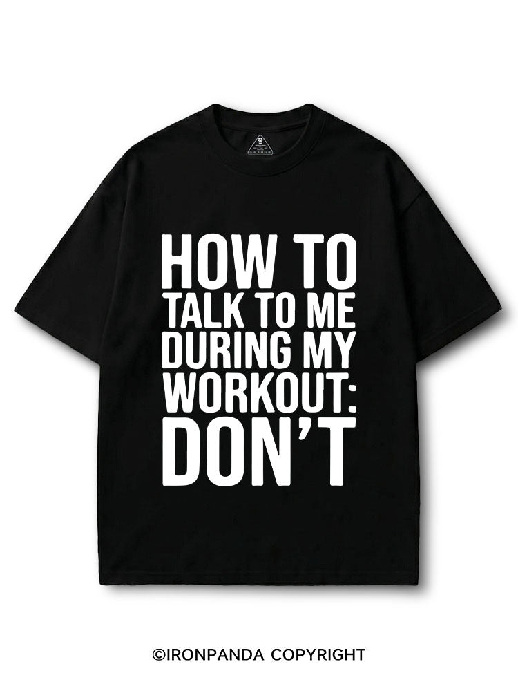 HOW TO TALK TO ME DURING MY WORKOUT: DON’T COTTON PUMP COVER