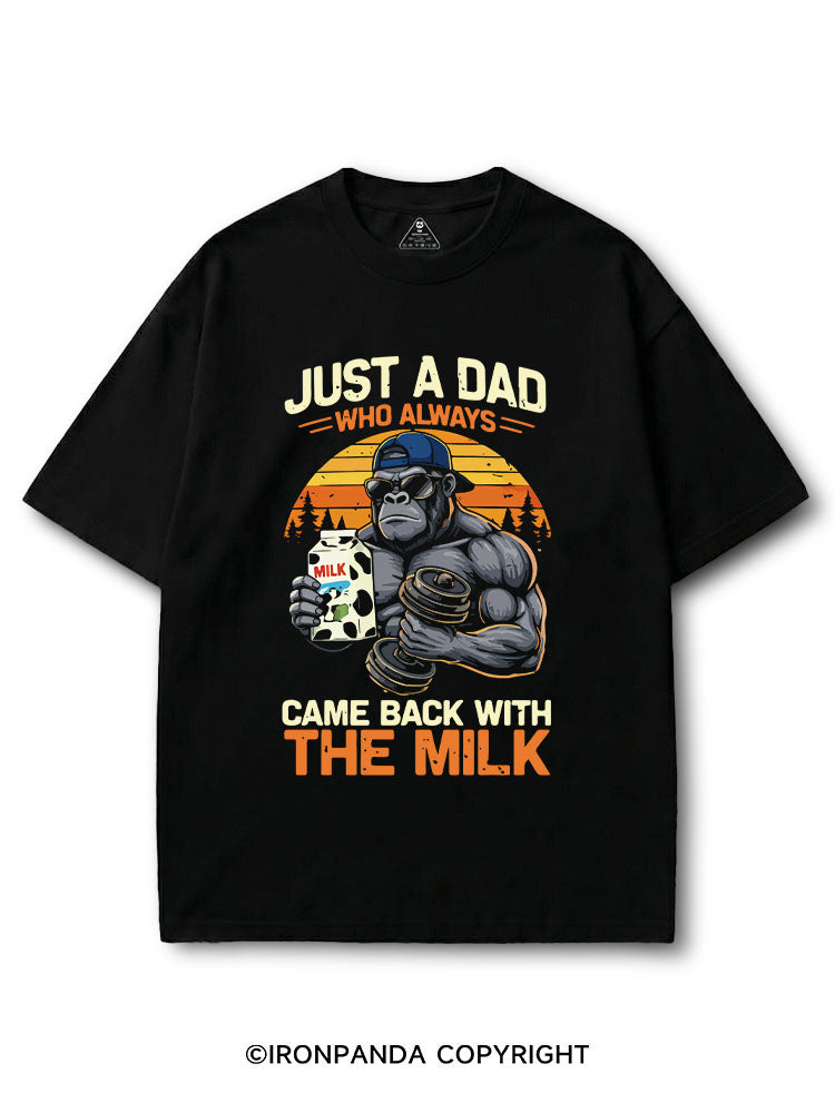 JUST A DAD WHO ALWAYS CAME BACK WITH THE MILK COTTON PUMP COVER