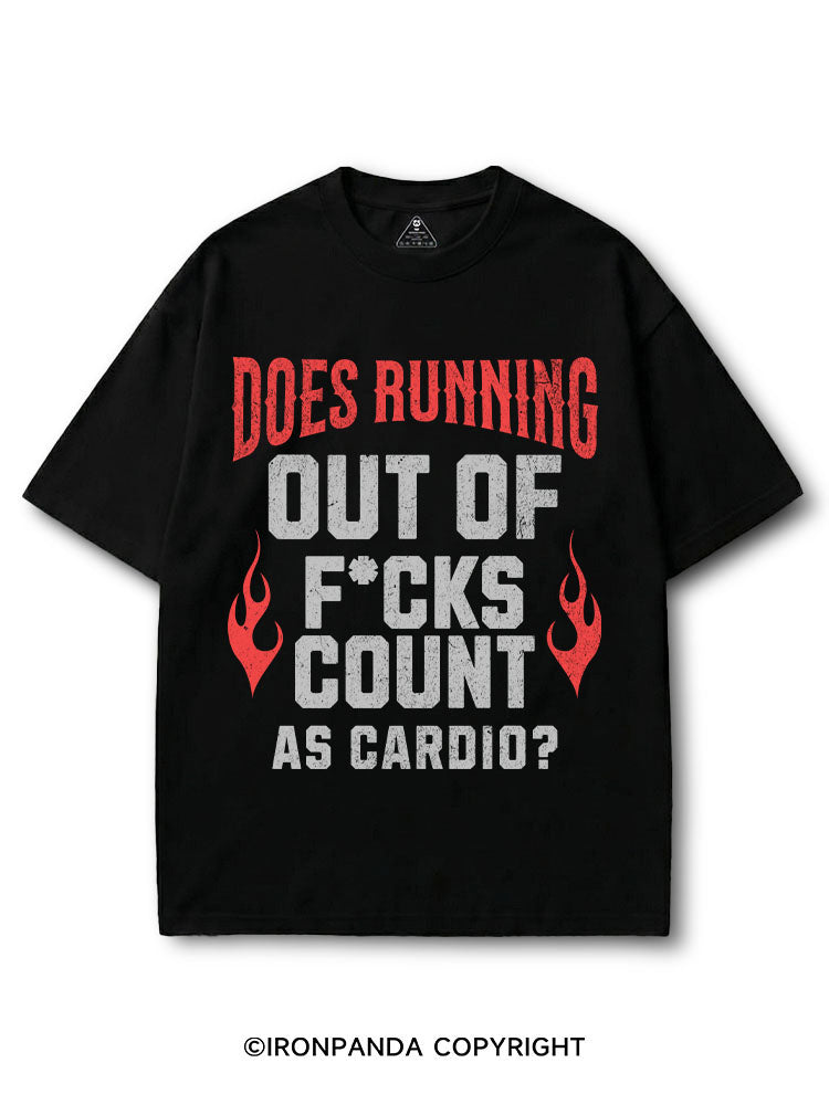 DOES RUNNING OUT OF F*CKS COUNT AS CARDIO? COTTON PUMP COVER