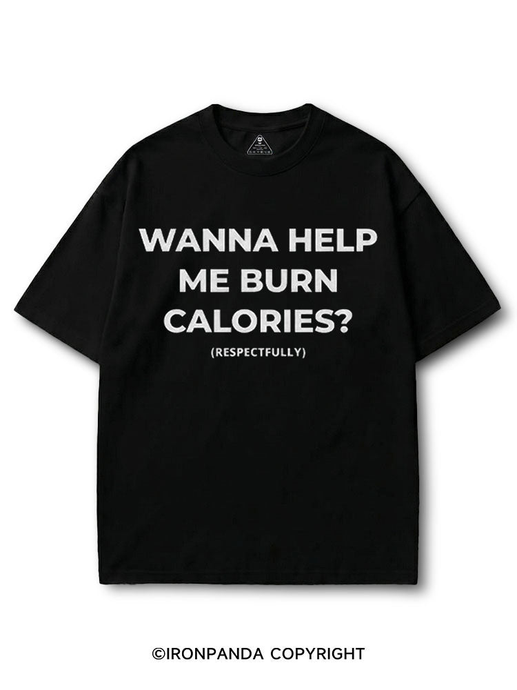 WANNA HELP ME BURN CALORIES? COTTON PUMP COVER