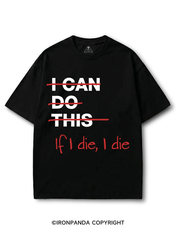 If I die I die COTTON PUMP COVER