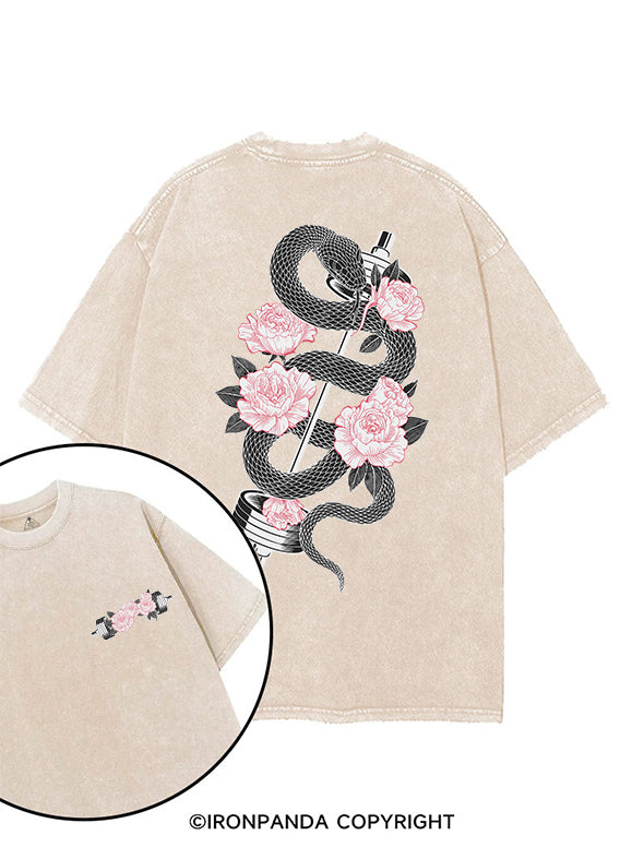 DEADLY BEAUTY printed Gym Shirt