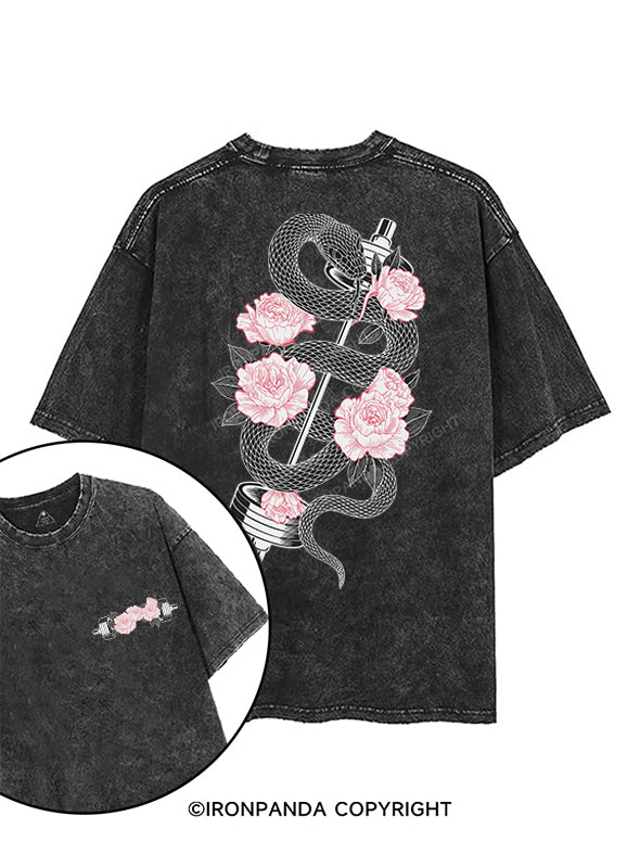 DEADLY BEAUTY printed Gym Shirt