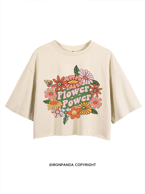 FLOWER POWER CROP TOPS