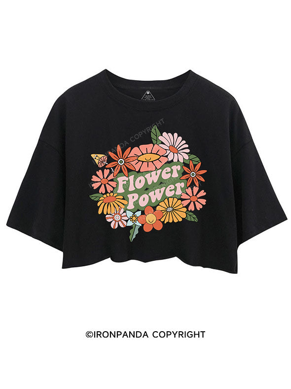 FLOWER POWER CROP TOPS