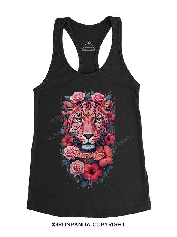 Leopard Gym Racerback Tank