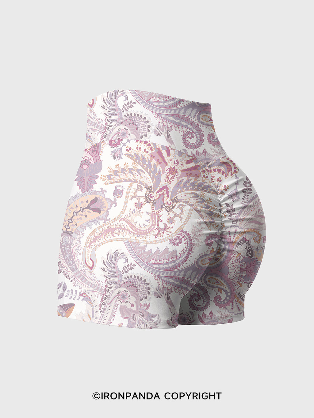 flowers Printed Yoga Shorts