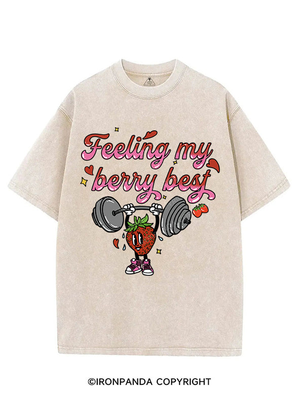 feeling my berry best VINTAGE GYM SHIRT