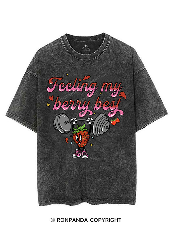 feeling my berry best VINTAGE GYM SHIRT