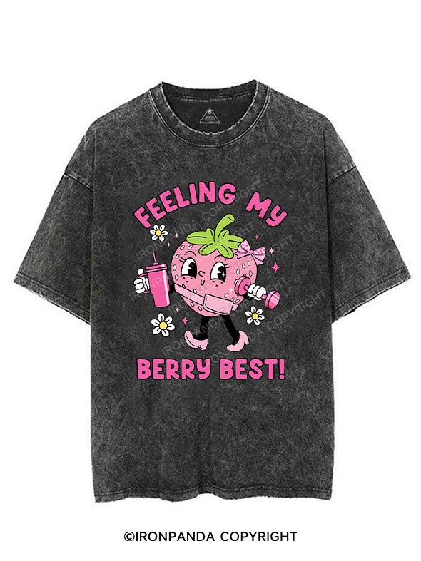 Feeling  my  berry  best VINTAGE GYM SHIRT