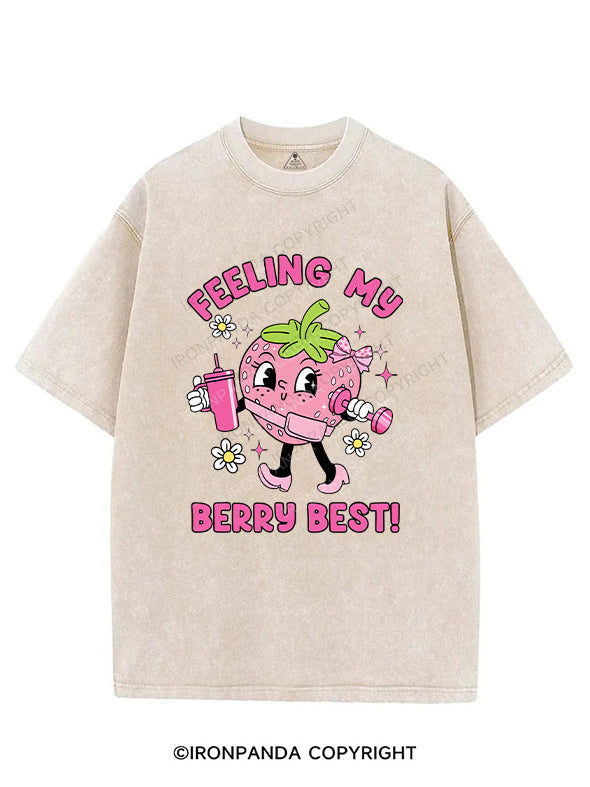 Feeling  my  berry  best VINTAGE GYM SHIRT