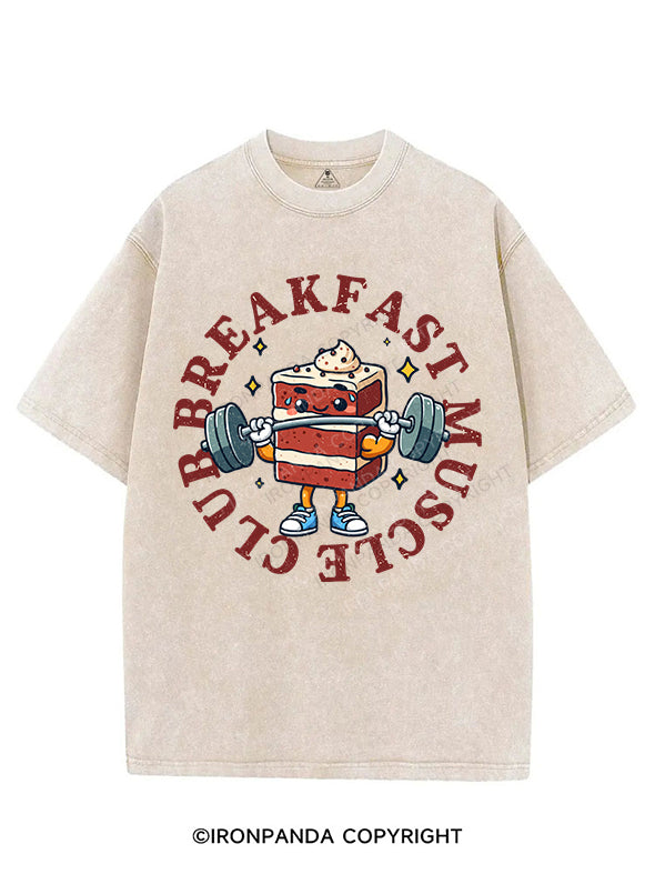 breakfast muscle club VINTAGE GYM SHIRT